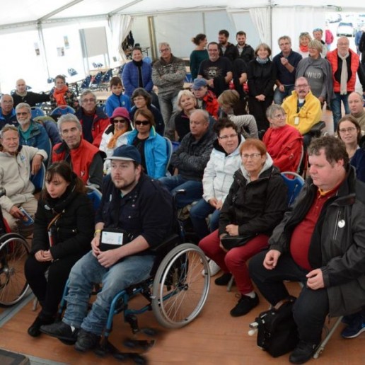 Voile et handicap 2017, événement organisé à Pornichet par l'association Sillage